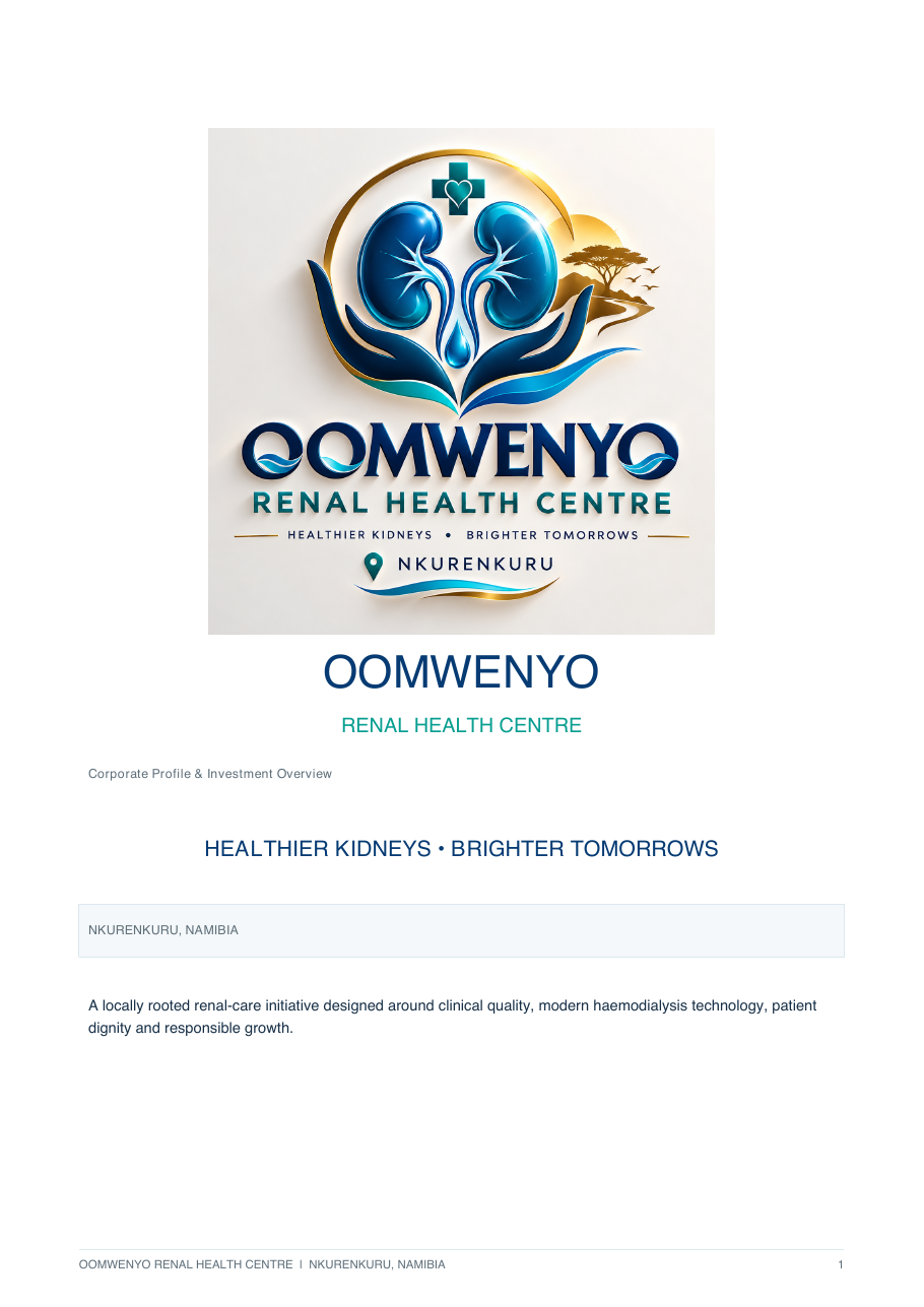 Original corporate profile cover